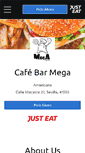 Mobile Screenshot of cafebarmega.com